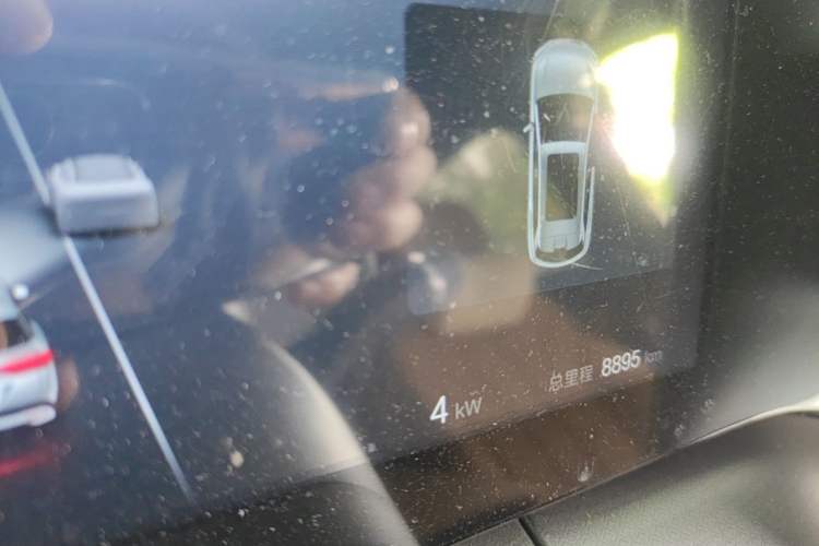 Used BYD Song L DM-i 2024 160km Beyond Edition Odometer Close Up