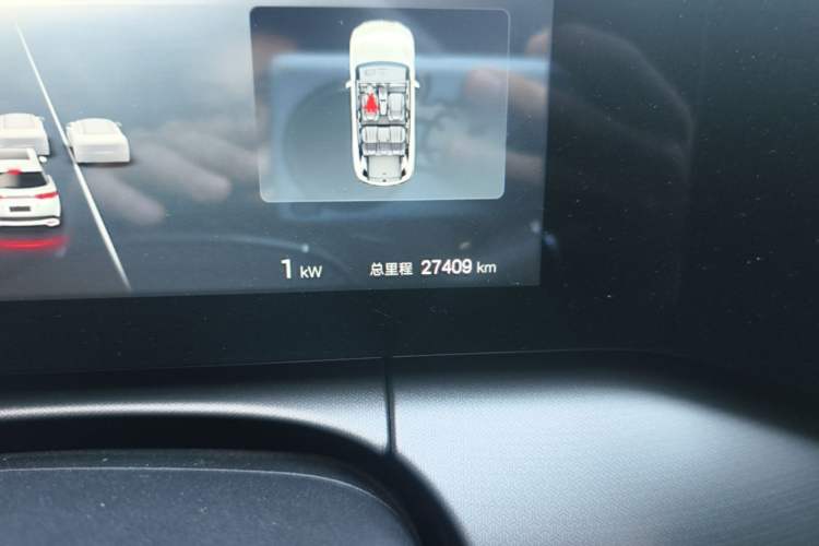 Used BYD Song L DM-i 2024 160km Beyond Edition Odometer Close Up