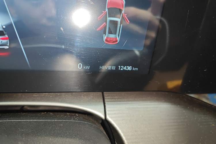 Used BYD Song L DM-i 2024 112 km Leading Edition Odometer Close Up