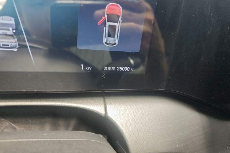 Used BYD Song L DM-i 2024 160km Beyond Edition Odometer Close Up