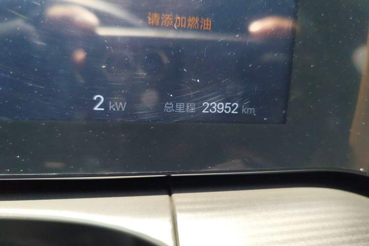 Used BYD Song L DM-i 2024 112 km Leading Edition Odometer Close Up