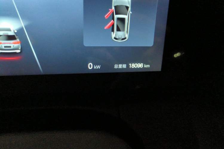 Used BYD Song L DM-i 2024 160km Beyond Edition Odometer Close Up