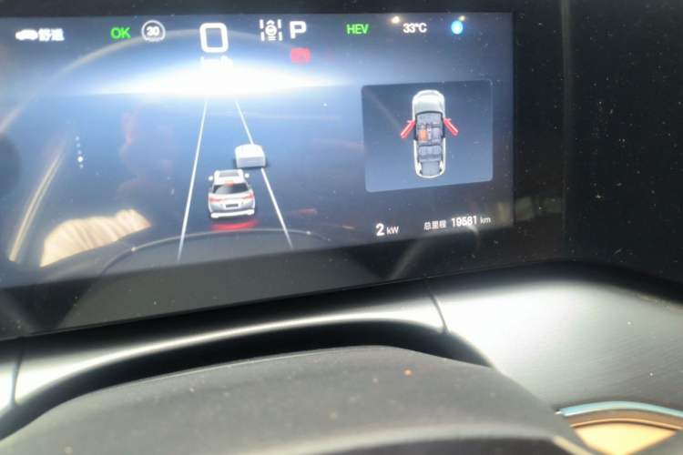 Used BYD Song L DM-i 2024 160km Beyond Edition Odometer Close Up