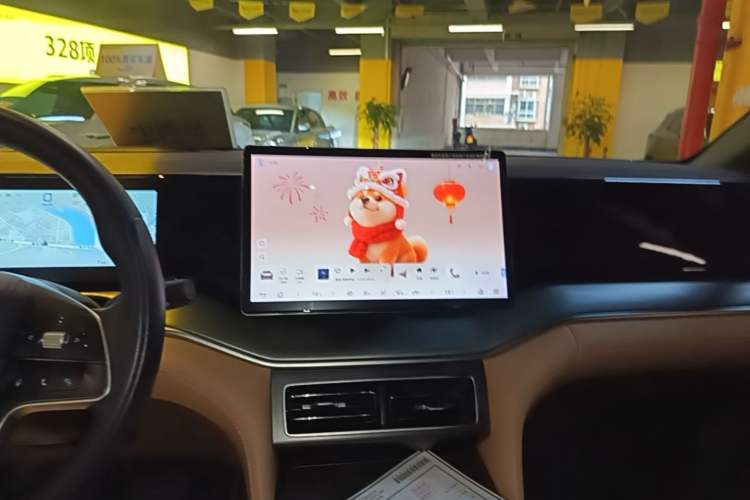 Used BYD Song L DM-i 2024 112 km Leading Edition Audio And AC Panel