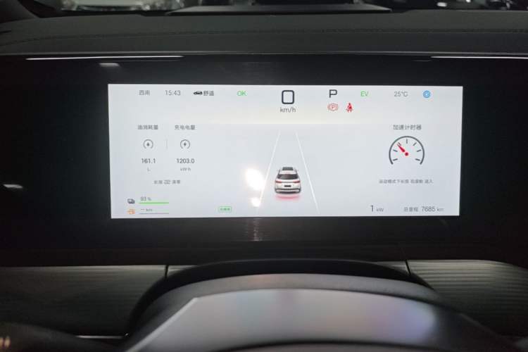 Used BYD Song L DM-i 2024 112 km Leading Edition Instrument Cluster