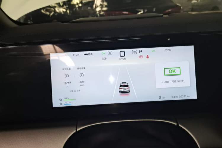 Used BYD Song L DM-i 2024 160km Beyond Edition Instrument Cluster
