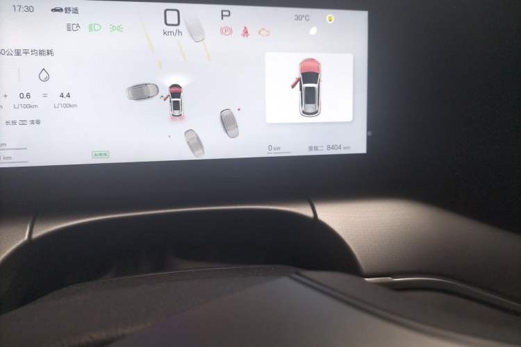Used BYD Song L DM-i 2024 160 km Excellence Version Odometer Close Up