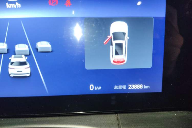Used BYD Song L DM-i 2024 160km Beyond Edition Odometer Close Up