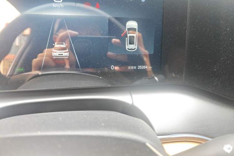 Used BYD Song L DM-i 2024 160 km Excellence Version Odometer Close Up