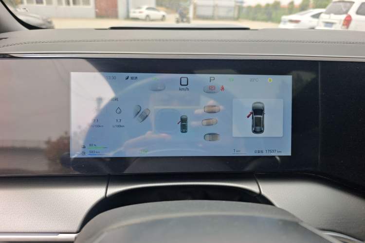 Used BYD Song L DM-i 2025 Intelligent Driving Version 160 km Beyond-Range Type Instrument Cluster