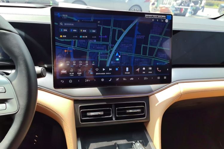 Used BYD Song L DM-i 2025 Intelligent Driving Version 160 km Beyond-Range Type Audio And AC Panel