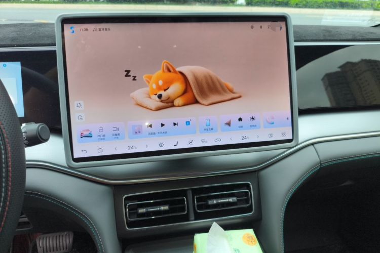 Used BYD Song L DM-i 2025 Intelligent Driving Version 160 km Beyond-Range Type Audio And AC Panel