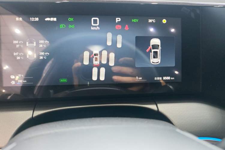 Used BYD Song L DM-i 2025 Intelligent Driving Version 112 km Beyond-Range Type Instrument Cluster
