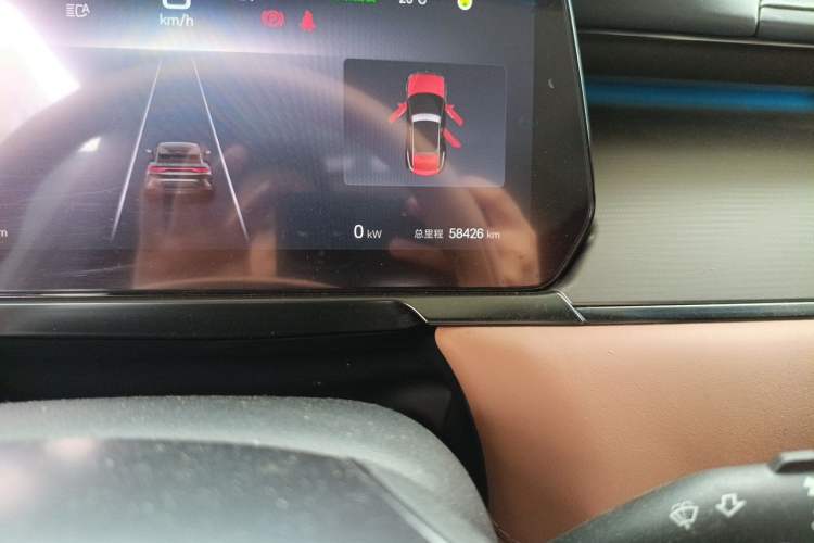 Used BYD Song L EV 2024 550 km Excellence Version Odometer Close Up