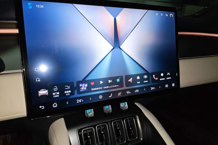 Used BYD Song L EV 2024 550 km Excellence Version Audio And AC Panel