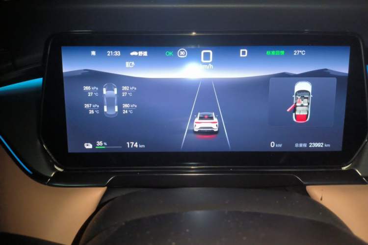 Used BYD Song L EV 2024 550 km Excellence Version Instrument Cluster