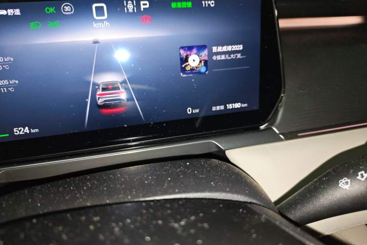 Used BYD Song L EV 2024 550 km Excellence Version Odometer Close Up