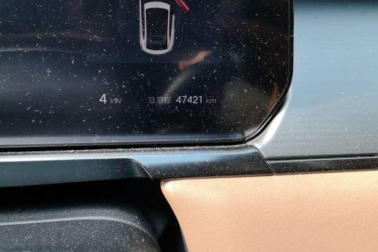 Used BYD Song L EV 2024 662 km Excellence Version Odometer Close Up