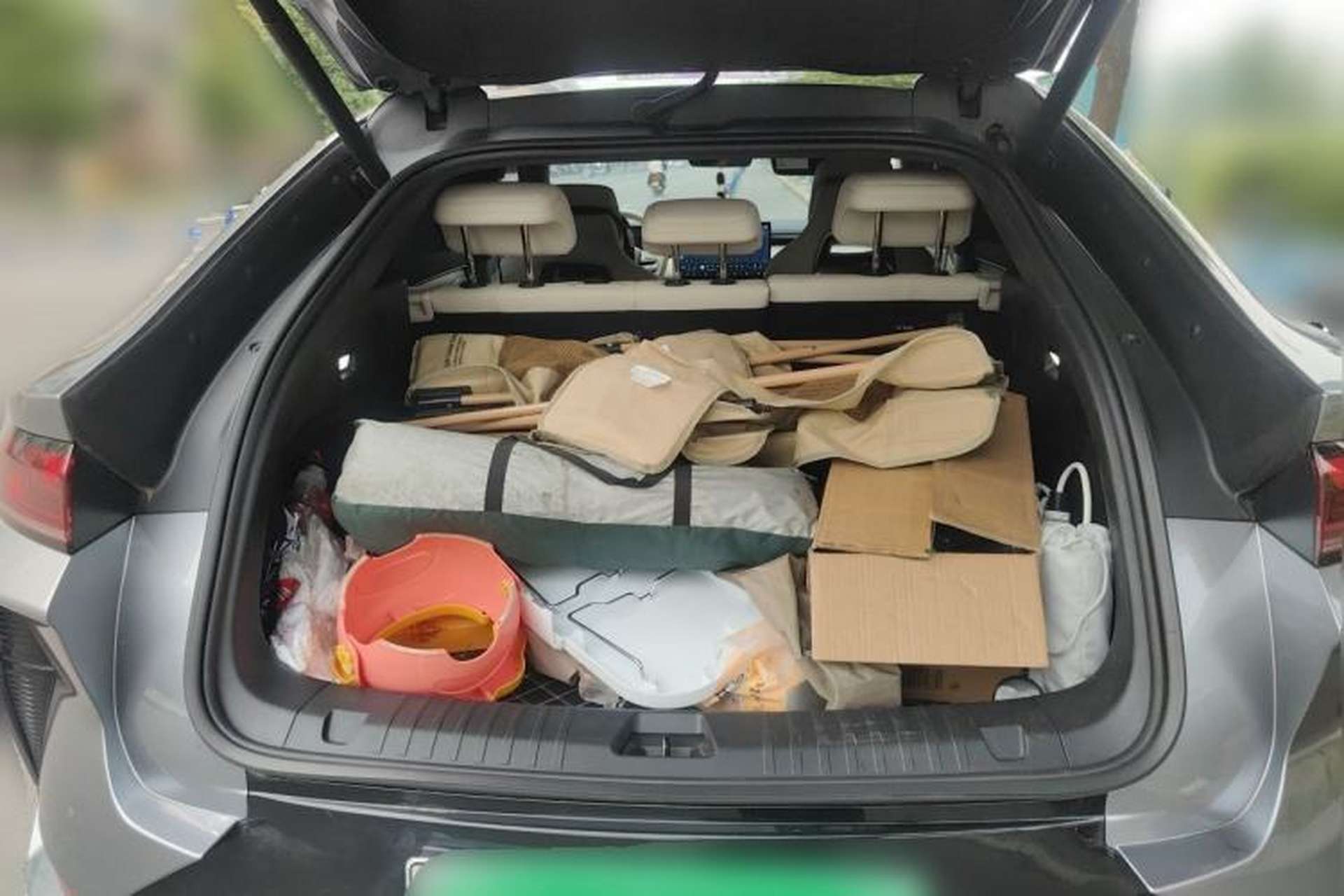Used BYD Song L EV 2024 550km Beyond Edition Trunk