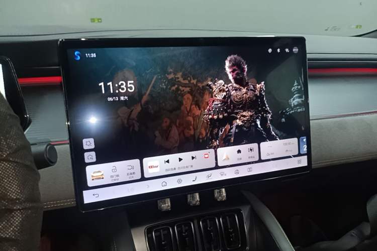 Used BYD Song L EV 2024 602 km All-Wheel-Drive Excellence Version Audio And AC Panel