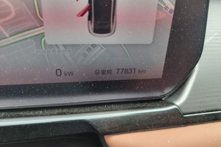 Used BYD Song L EV 2024 662 km Excellence Version Odometer Close Up