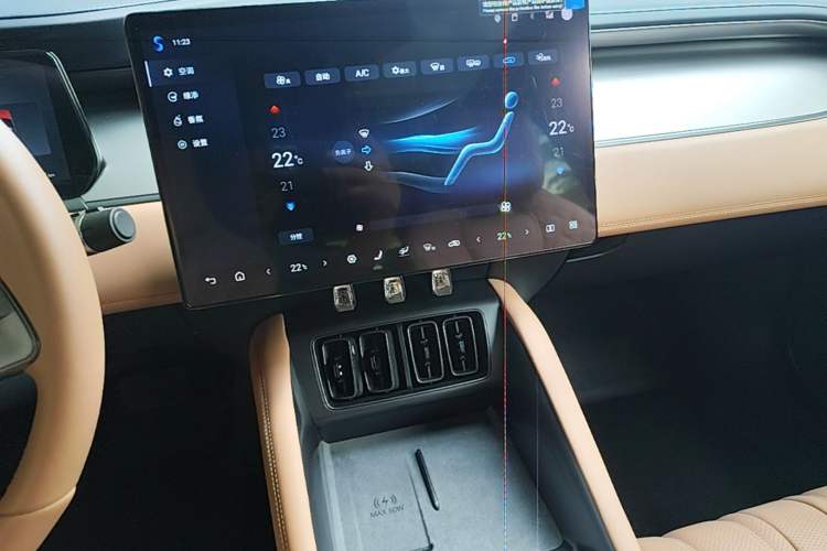 Used BYD Song L EV 2025 Intelligent Driving Version 662 km LiDAR Excellence Edition Audio And AC Panel