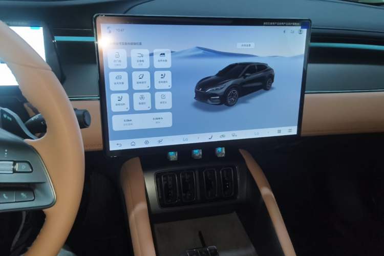 Used BYD Song L EV 2025 Intelligent Driving Version 662 km LiDAR Excellence Edition Audio And AC Panel