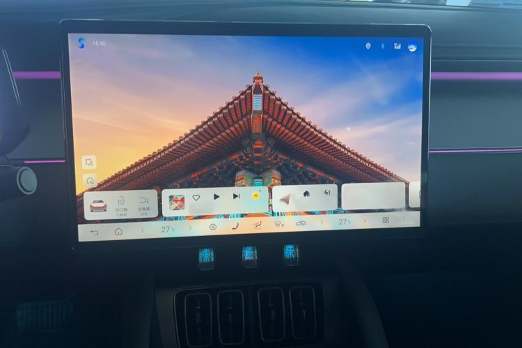 Used BYD Song L EV 2025 Intelligent Driving Version 662 km LiDAR Excellence Edition Audio And AC Panel