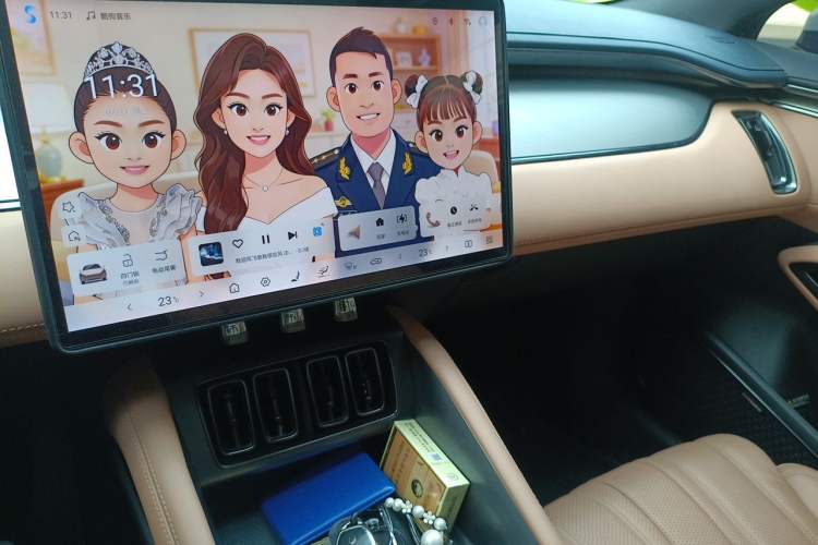 Used BYD Song L EV 2025 550 km Excellence Version Audio And AC Panel