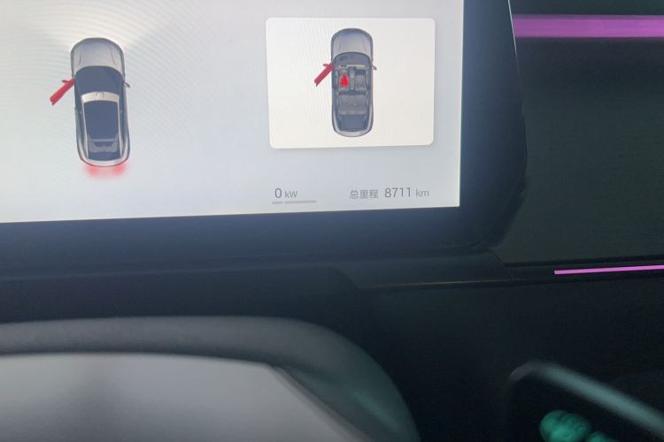 Used BYD Song L EV 2025 Intelligent Driving Version 662 km LiDAR Excellence Edition Odometer Close Up