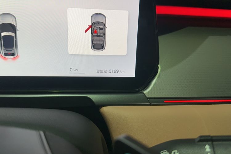 Used BYD Song L EV 2025 Intelligent Driving Version 662 km LiDAR Excellence Edition Odometer Close Up