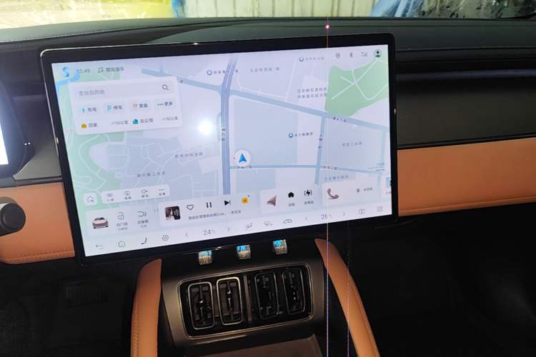 Used BYD Song L EV 2025 Intelligent Driving Version 662 km LiDAR Excellence Edition Audio And AC Panel