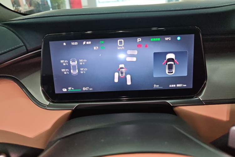 Used BYD Song L EV 2025 Intelligent Driving Version 662 km LiDAR Excellence Edition Instrument Cluster