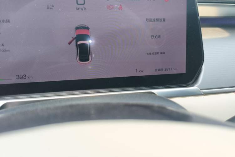 Used BYD Song L EV 2025 662 km Advanced Intelligent Driving Version Odometer Close Up