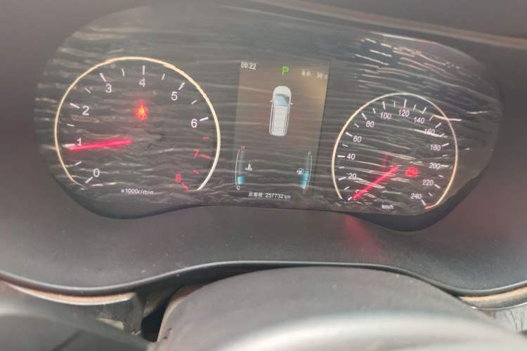 Used BYD Song MAX 2017 1.5T Automatic Smart Connect Luxury 7-Seater Odometer Close Up