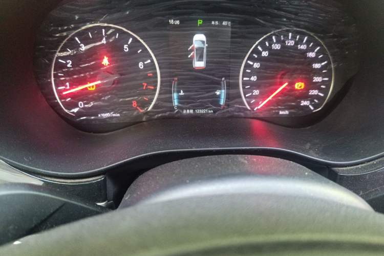 Used BYD Song MAX 2017 1.5T Automatic Smart Connect Prestige 7-Seater Odometer Close Up