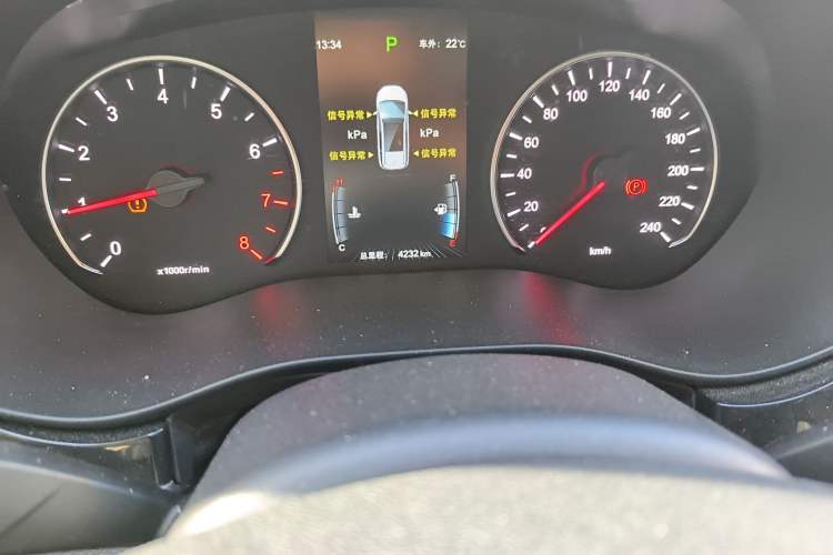 Used BYD Song MAX 2017 1.5T Automatic Smart Connect Elite 7-Seater Odometer Close Up
