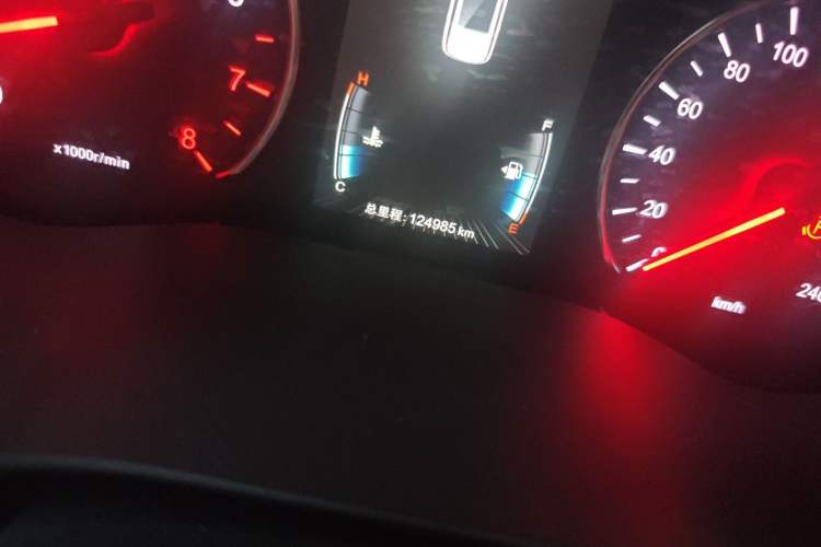 Used BYD Song MAX 2017 1.5T Automatic Smart Connect Prestige 7-Seater Odometer Close Up