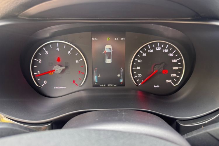 Used BYD Song MAX 2017 1.5T Automatic Smart Connect Prestige 7-Seater Odometer Close Up