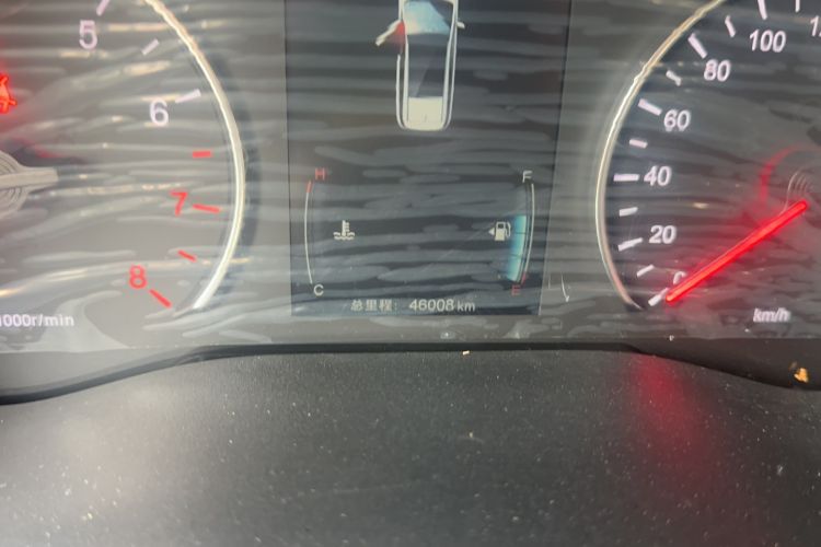 Used BYD Song MAX 2018 1.5T Automatic Smart Connect Elite Model with 6 Seats Odometer Close Up