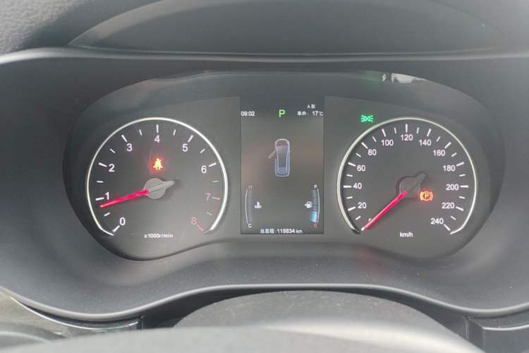 Used BYD Song MAX 2019 1.5T Automatic Smart Connect Ruiyi Sunroof Model 7 Seats China VI Standard Instrument Cluster