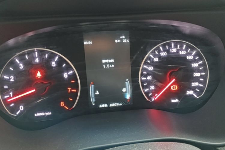 Used BYD Song MAX 2019 1.5T Manual Smart Connect Ruiyi Sunroof Model 6 Seats China VI Standard Odometer Close Up