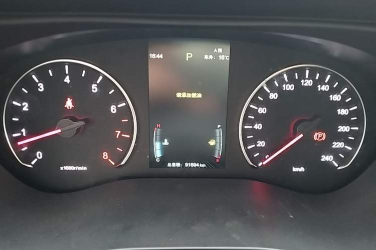 Used BYD Song MAX 2019 1.5T Automatic Smart Connect Ruiyi Sunroof Model 7 Seats China VI Standard Instrument Cluster