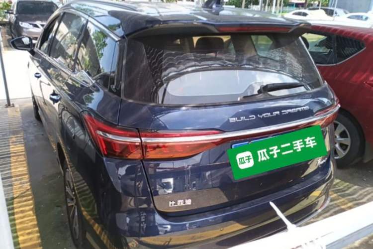 Used BYD Song MAX 2021 Upgraded Model 1.5T Automatic Prestige 7-Seater Rear Left 45 Deg