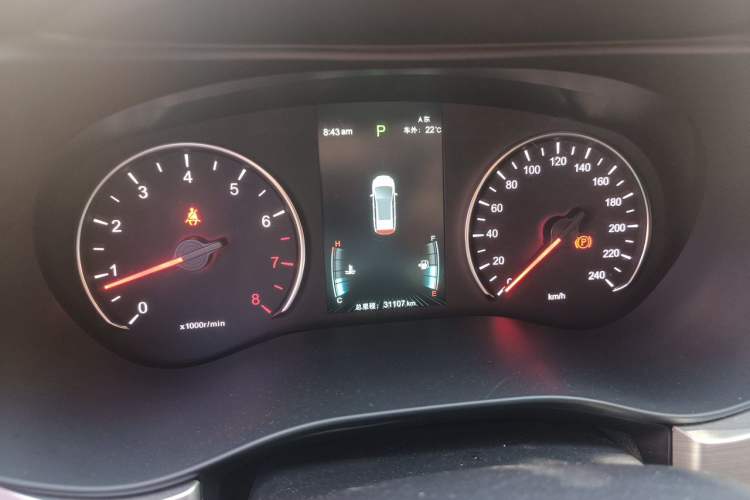 Used BYD Song MAX 2021 Upgraded Model 1.5T Automatic Luxury 6-Seater Instrument Cluster
