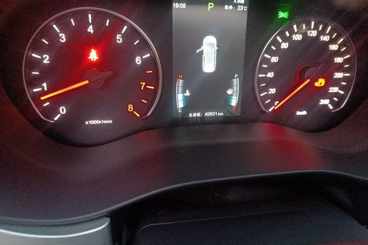 Used BYD Song MAX 2021 Upgraded Model 1.5T Automatic Luxury 6-Seater Odometer Close Up