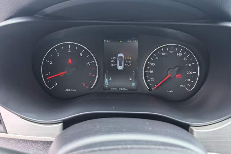 Used BYD Song MAX 2021 Upgraded Model 1.5T Automatic Prestige 7-Seater Odometer Close Up