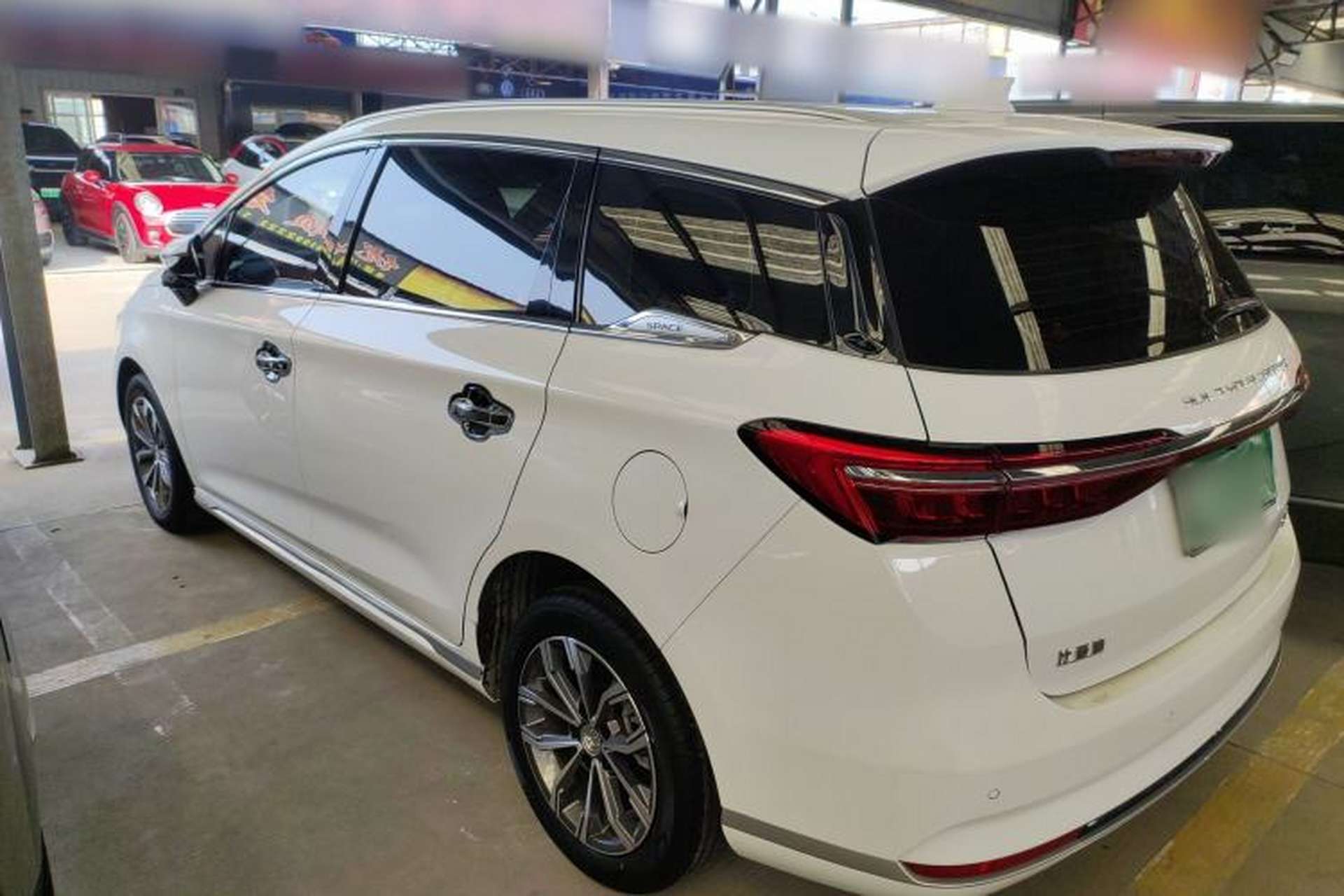 Used BYD Song MAX 2021 Upgraded Model 1.5T Automatic Luxury 6-Seater Rear Left 45 Deg