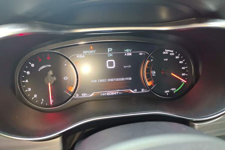 Used BYD Song MAX New Energy 2019 DM 1.5T Smart Connect Enjoyment Model 7 Seats China VI Standard Instrument Cluster
