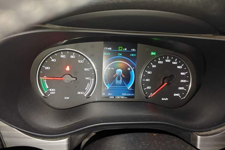 Used BYD Song MAX New Energy 2019 DM 1.5T Smart Connect Advanced 7-Seater China VI Standard Instrument Cluster